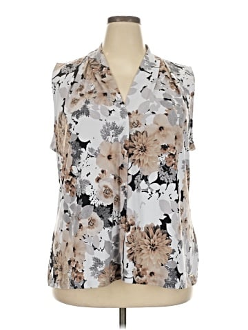Calvin Klein Sleeveless Blouse (view 1)