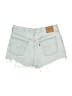 Levi's 100% Cotton Blue Denim Shorts Size 29 waist - photo 2