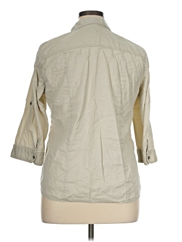 SONOMA life + style 3/4 Sleeve Button-Down Shirt (view 2)