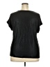 Maurices Metallic Black Short Sleeve Top Size XXL - photo 2