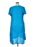Torrid 100% Rayon Blue Casual Dress Size 1X Plus (1) - photo 2