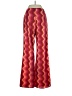Nasty Gal Inc. 100% Polyester Chevron-herringbone Red Casual Pants Size 2 - photo 2