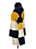 Cliche Color Block Yellow Turtleneck Sweater Size M - photo 5