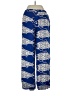 Rose + Olive Print Blue Casual Pants Size S - photo 2
