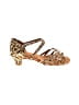Unbranded Animal Print Brown Sandals Size 4 - photo 1