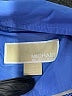 MICHAEL Michael Kors 100% Polyester Solid Blue Raincoat Size XS - photo 6