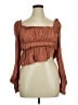 Altar'd State Brown 3/4 Sleeve Blouse Size XL - photo 1