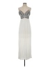 Mango 100% Rayon Silver Cocktail Dress Size S - photo 1