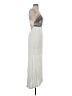 Mango 100% Rayon Silver Cocktail Dress Size S - photo 4