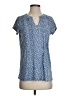 J.Jill Blue Short Sleeve Blouse Size S - photo 1