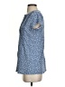 J.Jill Blue Short Sleeve Blouse Size S - photo 5