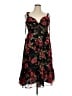 Lulus Floral Black Cocktail Dress Size XL - photo 1