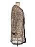 Milly 100% Polyester Animal Print Gold Coat Size 10 - photo 4