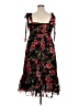 Lulus Floral Black Cocktail Dress Size XL - photo 2