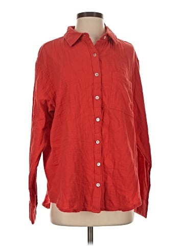 Maurices Long Sleeve Button-Down Shirt (view 1)