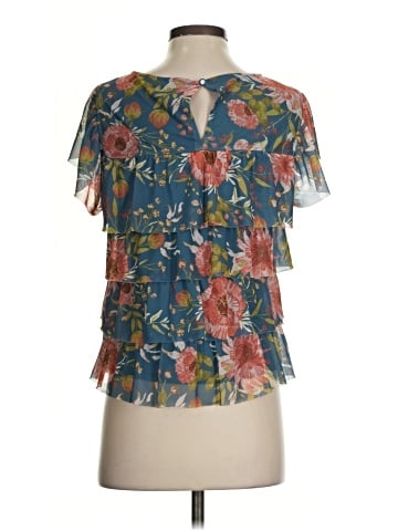 LC Lauren Conrad Short Sleeve Blouse (view 2)