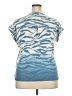Como Vintage Blue Short Sleeve Top Size XXL - photo 2