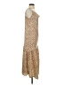 Hayden 100% Polyester Animal Print Tan Casual Dress Size S - photo 4
