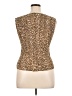 Alberto Makali 100% Polyester Brown Sleeveless Top Size XL - photo 2