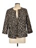 Chico's Animal Print Ivory Blazer Size Lg (2) - photo 1