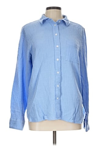 J.Crew Factory Store Long Sleeve Button-Down Shirt (view 1)