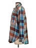 Pilcro Plaid Brown Long Sleeve Button-Down Shirt Size S - photo 5