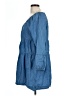 Speed Control 100% Cotton Blue 3/4 Sleeve Top Size L (estimated) - photo 5