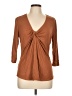 W5 Brown 3/4 Sleeve Top Size L - photo 1