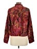 Chico's 100% Silk Paisley Red Jacket Size Lg (2) - photo 2