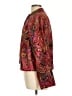 Chico's 100% Silk Paisley Red Jacket Size Lg (2) - photo 5