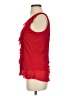Iz Byer 100% Polyester Red Sleeveless Blouse Size S - photo 5