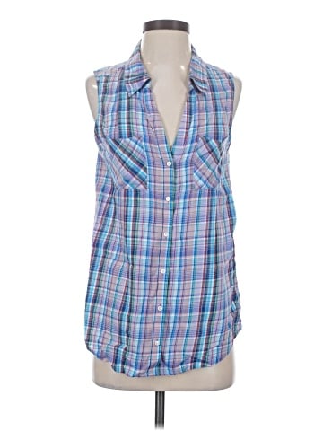 Joie Sleeveless Button-Down Shirt (view 1)