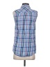 Joie Blue Sleeveless Button-Down Shirt Size S - photo 2