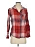 Mudd Plaid Red Long Sleeve Button-Down Shirt Size S - photo 1