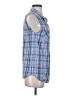 Joie Blue Sleeveless Button-Down Shirt Size S - photo 4