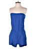 Escapada Solid Blue Romper Size XS - photo 1