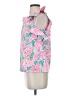 Lilly Pulitzer Floral Pink Sleeveless Blouse Size XS - photo 5