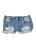 Forever 21 Blue Denim Shorts Size 29 waist - photo 1