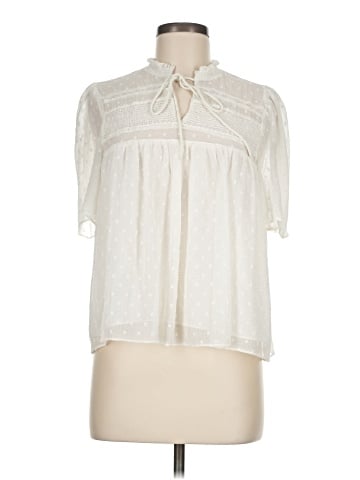 Zara TRF Short Sleeve Blouse (view 1)