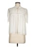 Zara TRF Ivory Short Sleeve Blouse Size M - photo 1