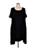 Sejour 100% Polyester Solid Black Casual Dress Size 18W - photo 1