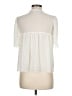 Zara TRF Ivory Short Sleeve Blouse Size M - photo 2