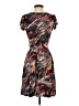Liz Claiborne Print Brown Casual Dress Size XS - photo 2