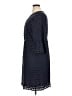 Boden 100% Polyester Polka Dots Blue Casual Dress Size 14R - photo 5