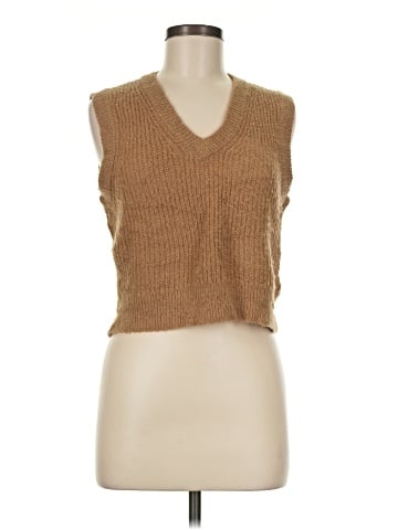Madewell The Fineloft Shrunken Sweater Vest (view 1)