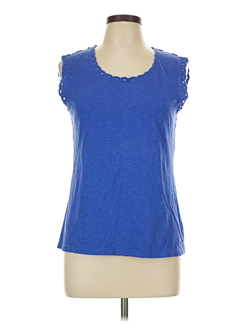 Pre-owned Talbots Sleeveless T-shirt In Blue