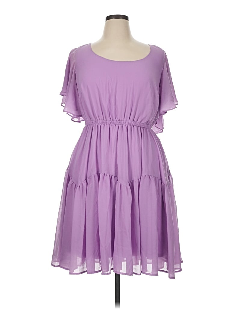 Pre-owned Torrid Casual Dress In Purple