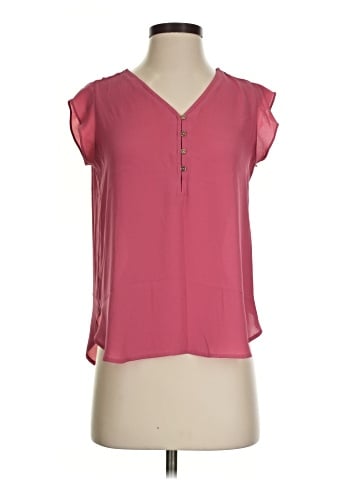 Ann Taylor LOFT Short Sleeve Blouse (view 1)