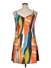 Unbranded Graphic Orange Casual Dress Size XL - photo 2