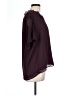 Ann Taylor 100% Polyester Burgundy Short Sleeve Blouse Size L - photo 4